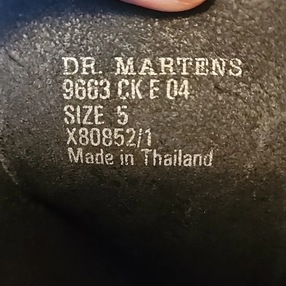 Dr. Martens 20 eyes 9663 Moto Lace-up Boots - Picture 3 of 16